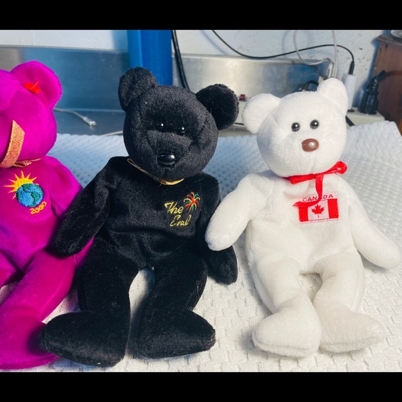 4 TY Toys Clubby,Millenium,The End, Maple No Tags. - Picture 3 of 12